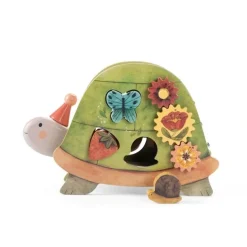 Aktivitätenspielzeug | Holz-Schildkröte Trois Lapins