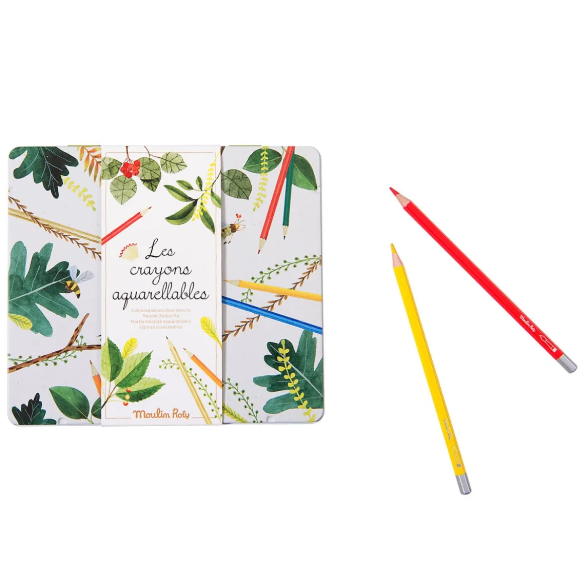 24 Aquarellfarbstifte in edler Box