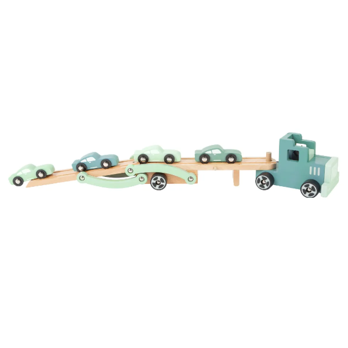 Autotransporter Chicago aus Naturholz