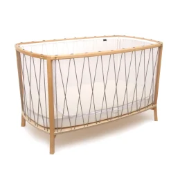 Babybett KIMI inkl. Matratze | Hazelnut