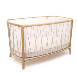 Babybett KIMI inkl. Matratze | Moosgrün