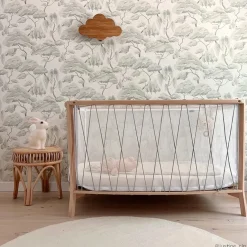 Babybett KIMI inkl. Matratze | Moosgrün
