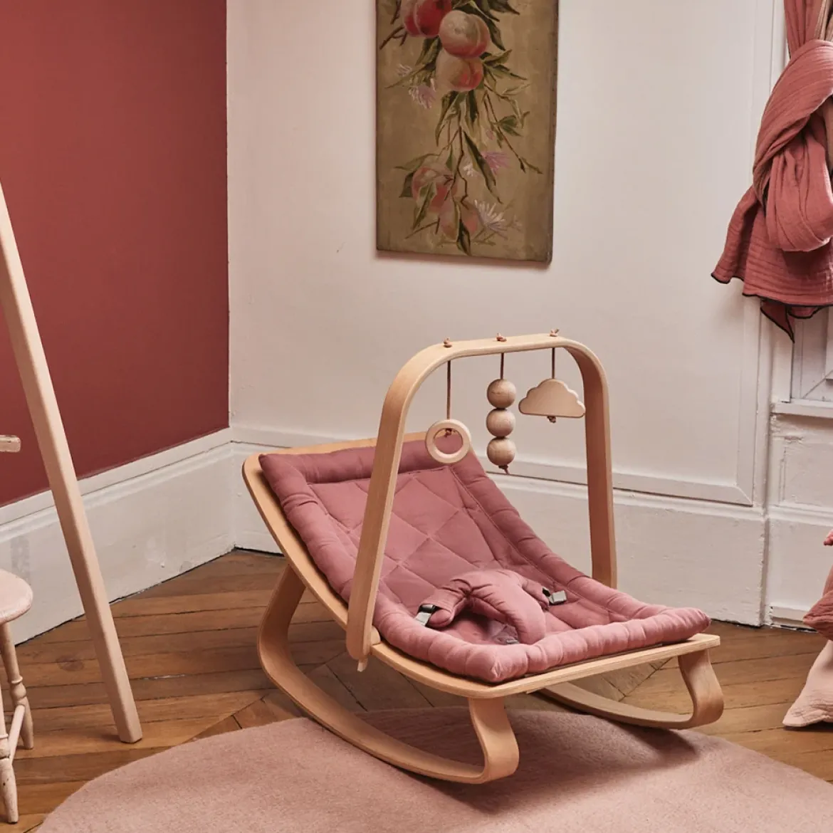 Babywippe LEVO | Organic Bois de Rose