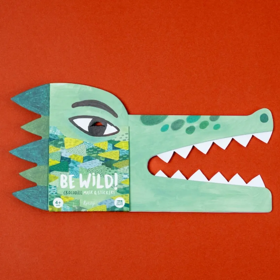 Bastelset | Be Wild! Crocodile Mask & Stickers