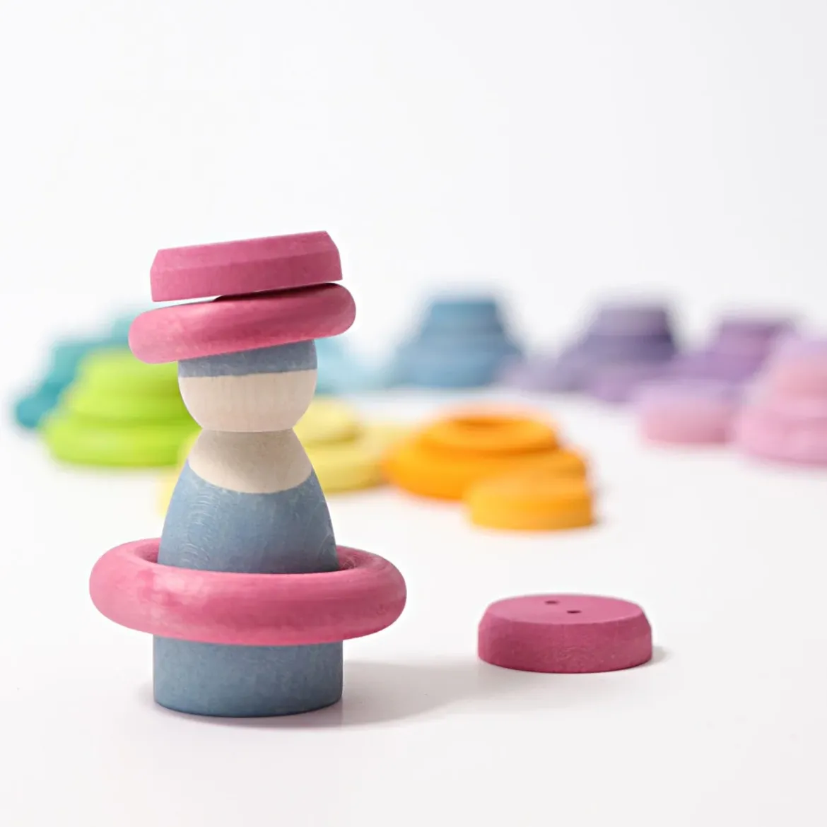 Bauringe Pastell | 24 Stück