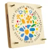 Blumenpresse aus Holz