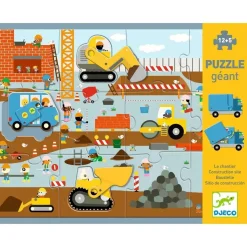 Bodenpuzzle Baustelle | 12 + 5 Teile