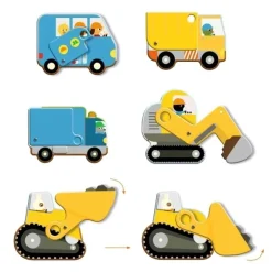 Bodenpuzzle Baustelle | 12 + 5 Teile