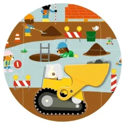 Bodenpuzzle Baustelle | 12 + 5 Teile
