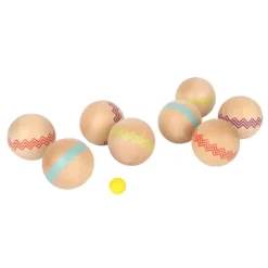Boule-Spiel aus FSC-Massivholz