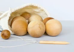 Boule Spiel aus FSC-zertifiziertem Massivholz