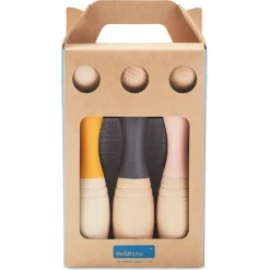 Bowling Kegel "Earth" aus Buchen-Massivholz