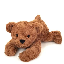 Brauner liegender Teddy | 40 cm