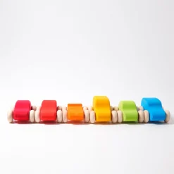 Bunte Holzautos | 6 Fahrzeuge