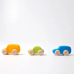 Bunte Holzautos | 6 Fahrzeuge