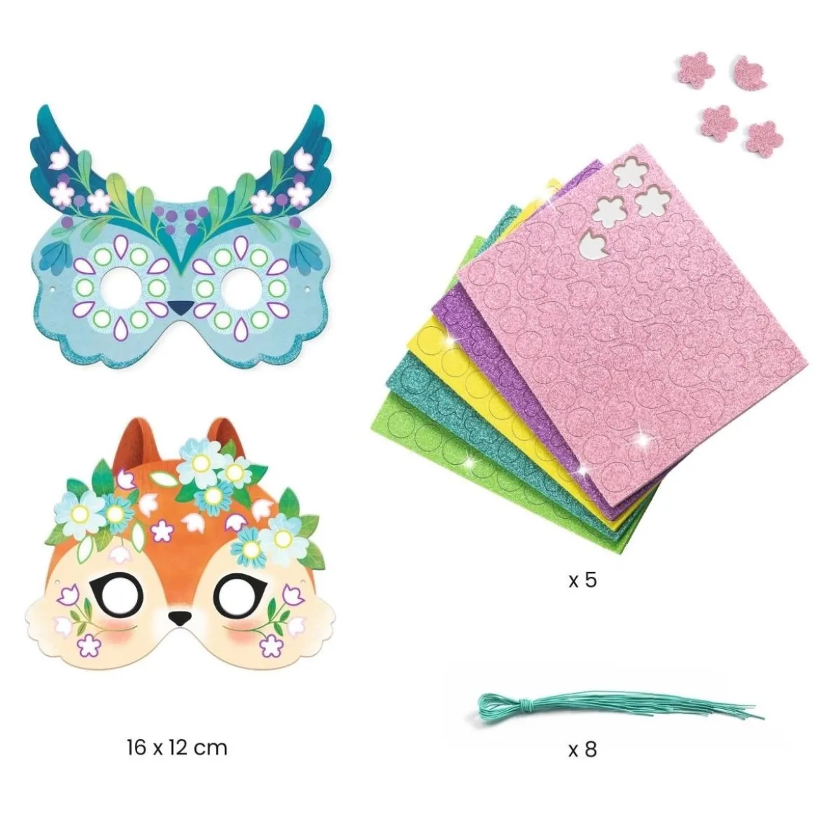 Do it Yourself | 8 Mosaik-Masken zum Dekorieren