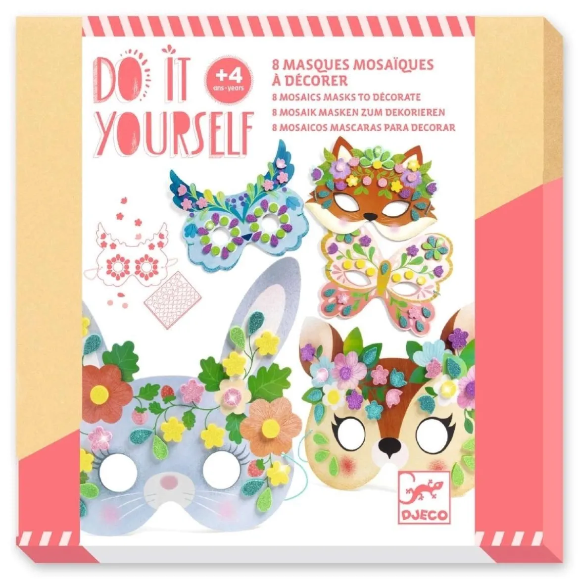 Do it Yourself | 8 Mosaik-Masken zum Dekorieren