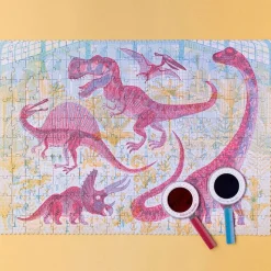 Entdeckerpuzzle Discover the Dinosaurs | 200 Teile