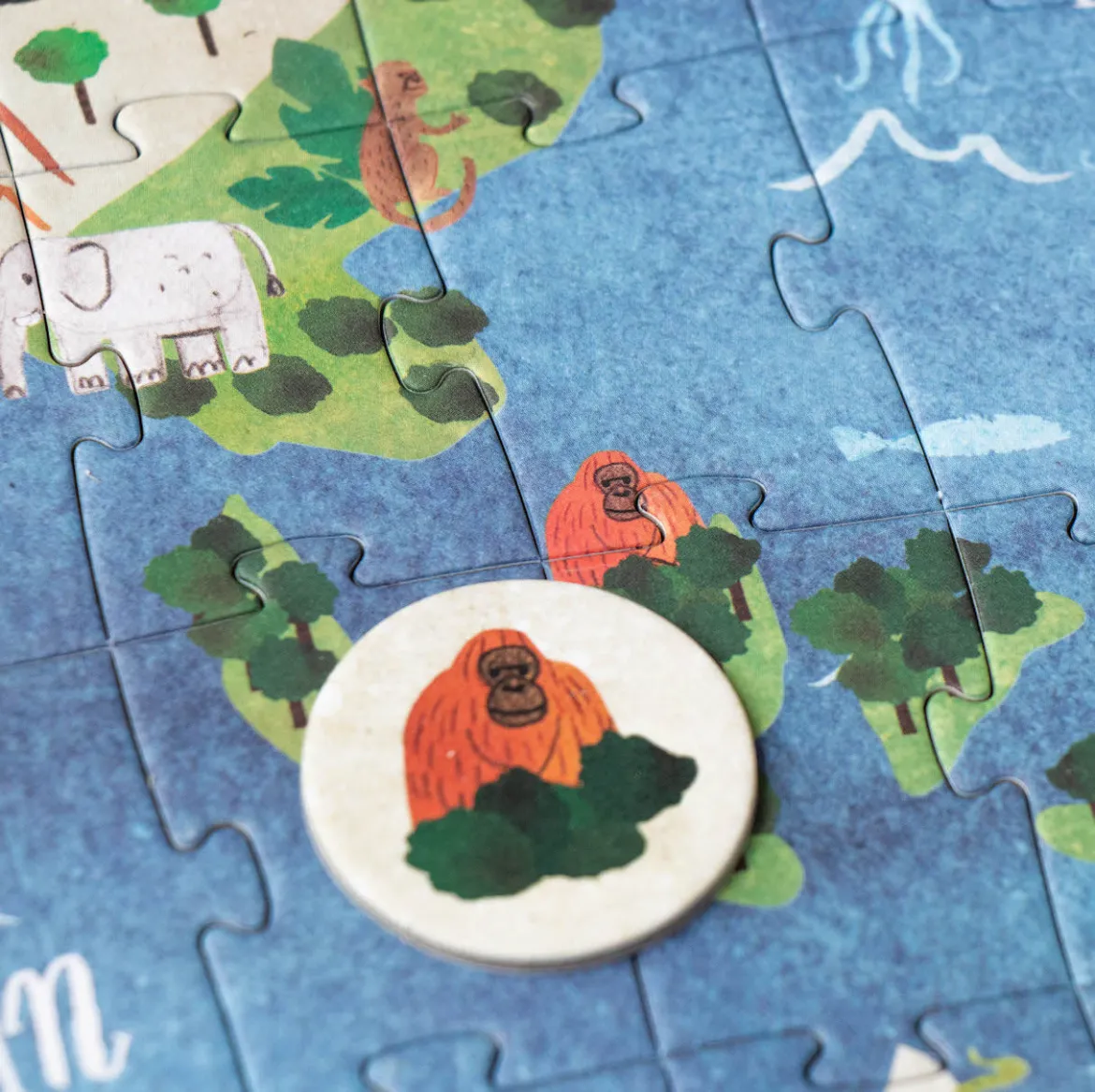 Entdeckerpuzzle Discover the World | 200 Teile