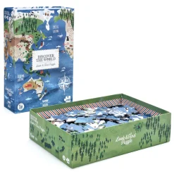 Entdeckerpuzzle Discover the World | 200 Teile