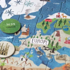 Entdeckerpuzzle Discover the World | 200 Teile