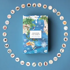 Entdeckerpuzzle Discover the World | 200 Teile