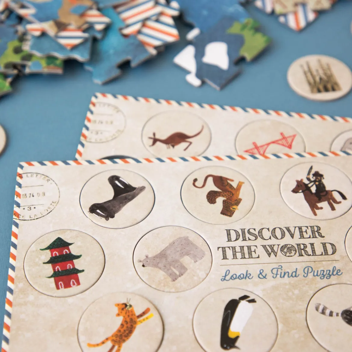 Entdeckerpuzzle Discover the World | 200 Teile