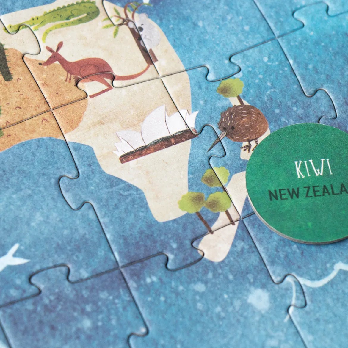 Entdeckerpuzzle Discover the World | 200 Teile