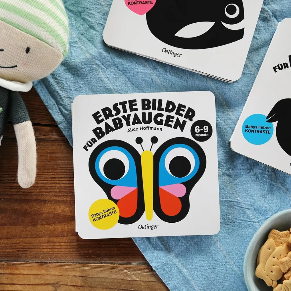 Erste Bilder für Babyaugen. 6-9 Monate
