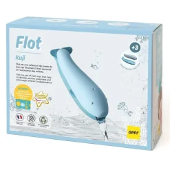 Flot Badespielzeug und Bürste | Wal Kuji