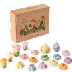 Flower Meadow | 18 handbemalte Blumen