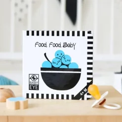 Food, Food, Baby: Kontrastreiches Faltbuch für Babys