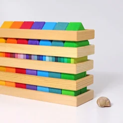 Formen und Farben | 70 Teile in 5 Holzrahmen