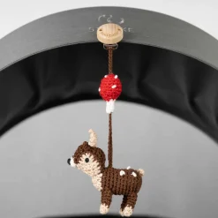 Gehäkelter Kinderwagen-Anhänger | Reh Audrey