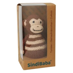 Gehäkeltes Stehaufmännchen Affe CHARLIE