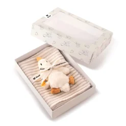 Geschenkset Gans Gilda | Greifling & Spucktuch