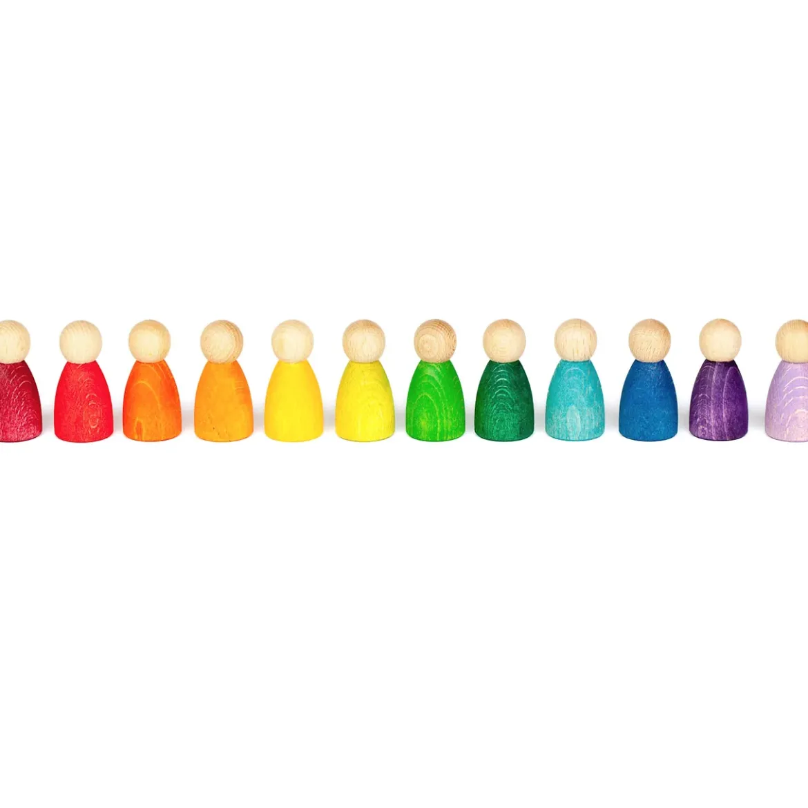 Grapat Nins® | 12 Spielfiguren aus Naturholz