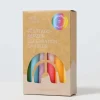 Grimm's Festtags-Kerzen Dip-Dye | Regenbogen
