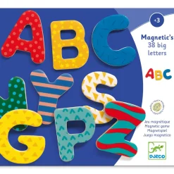Große Holz-Magnetbuchstaben | 38 Stück