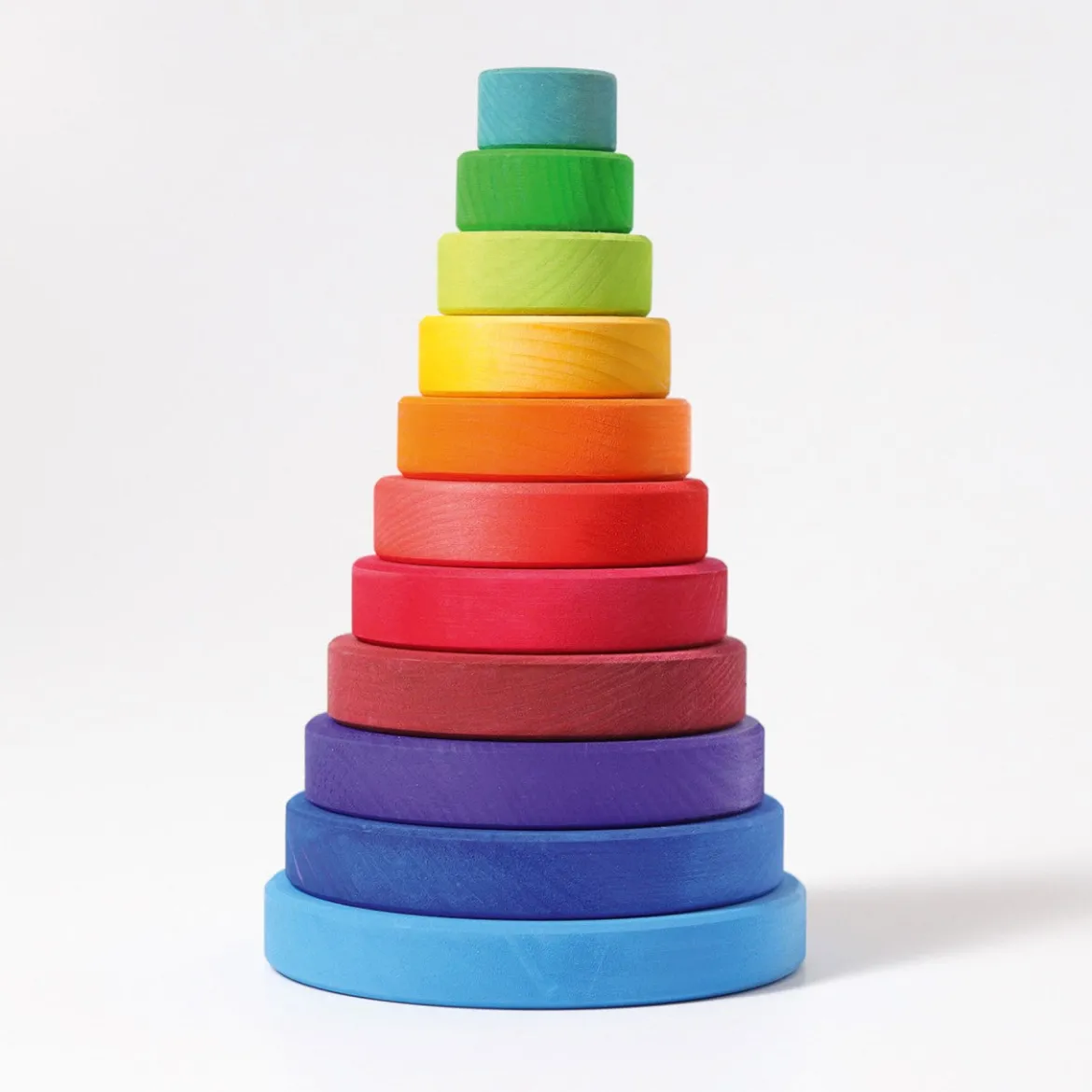 Großer Scheibenturm Regenbogen | 11 Teile