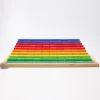 Große Stufenzählstäbe Regenbogen | 101-teilig