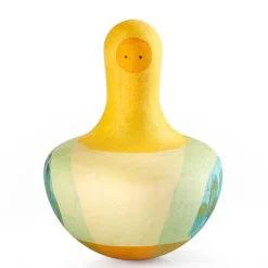 Holzkreisel | Flowing Yellow Bird