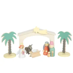 Holzkrippen Spielset Weihnachtsgeschichte