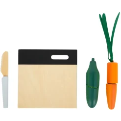 Holz Schneide-Set Mittagessen 