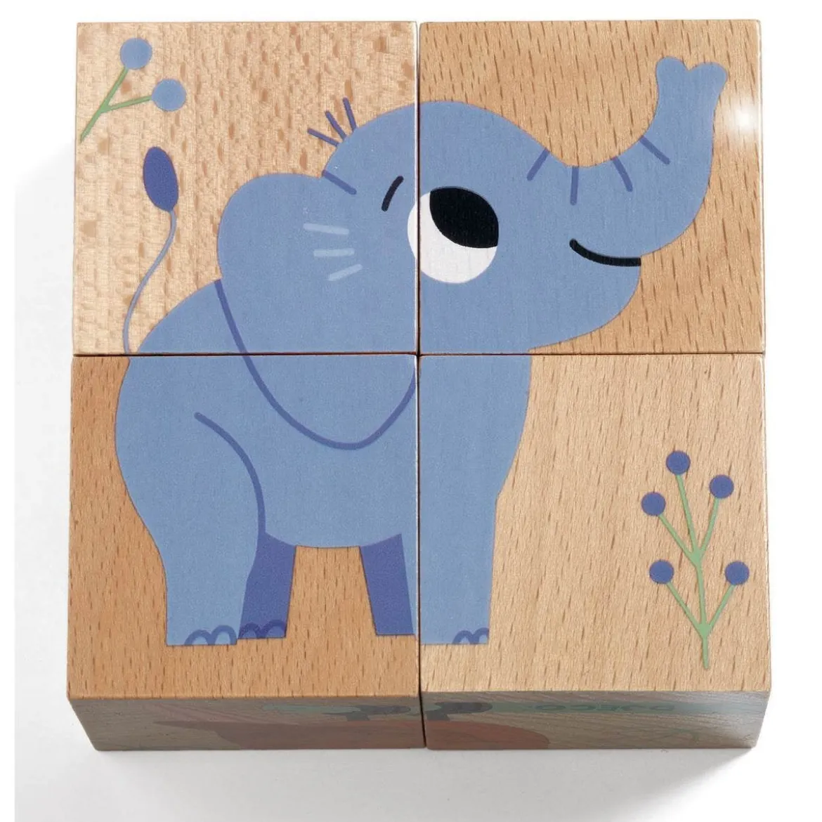 Holz-Würfelpuzzle | Wild & Co