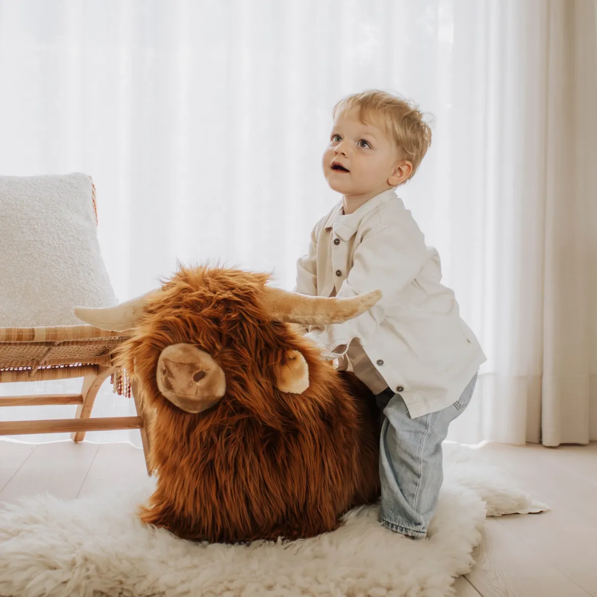 Hüpftier | Highland Cow