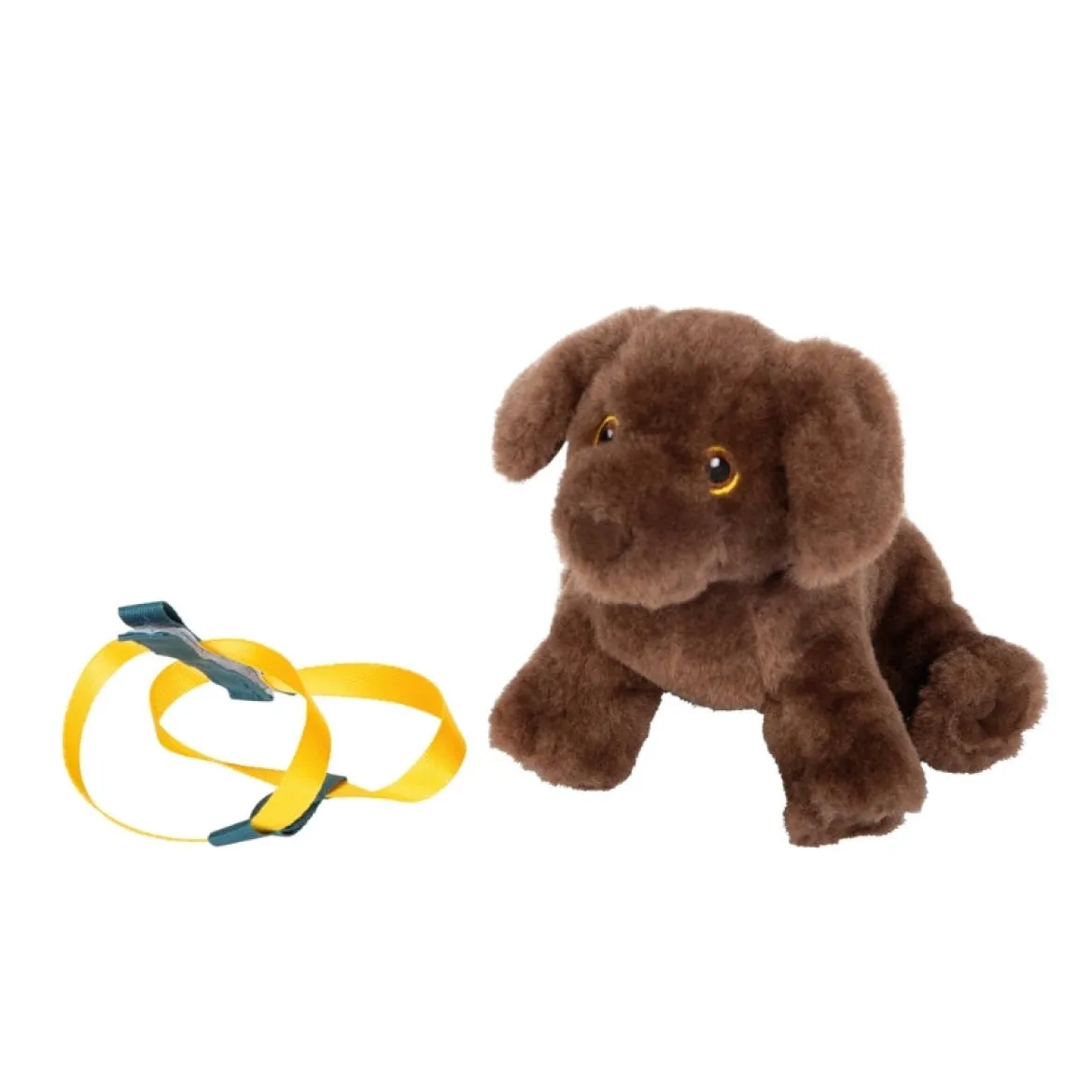 Hund mit Tasche und Pflege-Set