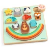 2in1 Holz-Steckpuzzle | Balance Rainbow
