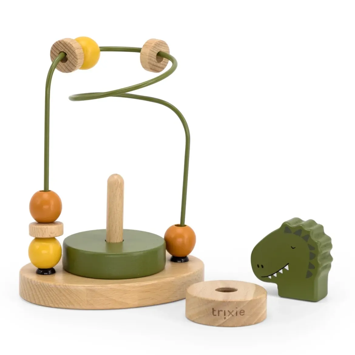 2-in-1 Motorikschleife aus FSC®-Holz | Mr. Dino