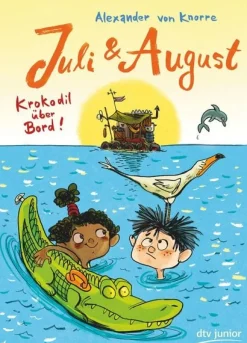 Juli und August – Krokodil über Bord